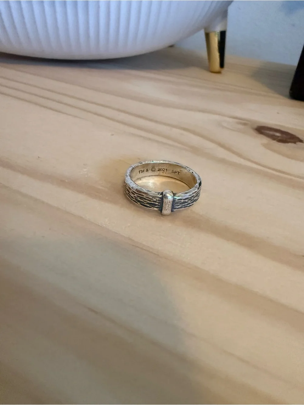 Outlander Claire Wedding Ring - Silver Brass